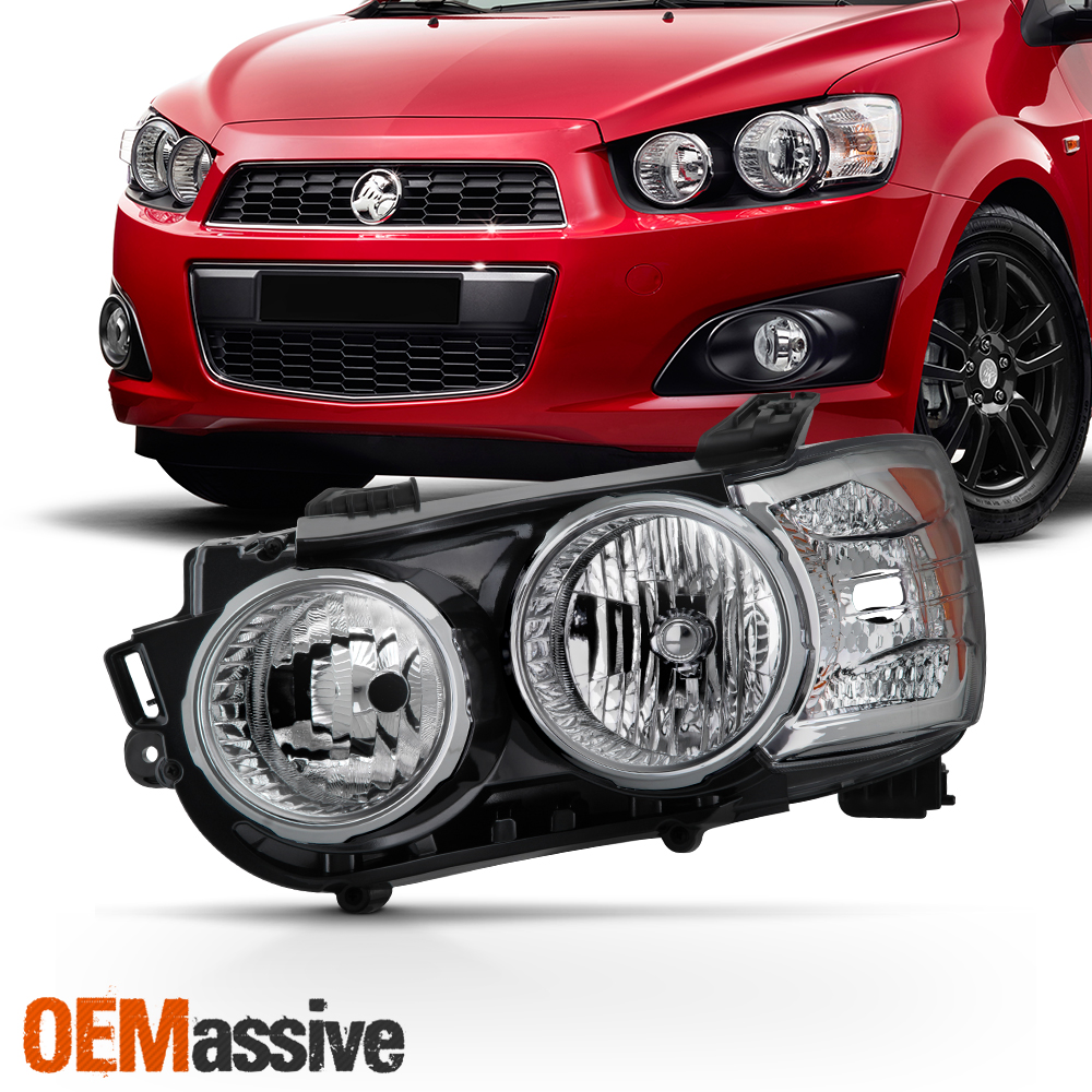 Fits 20122016 Chevy Sonic Chrome Left Driver Side Halogen Headlight